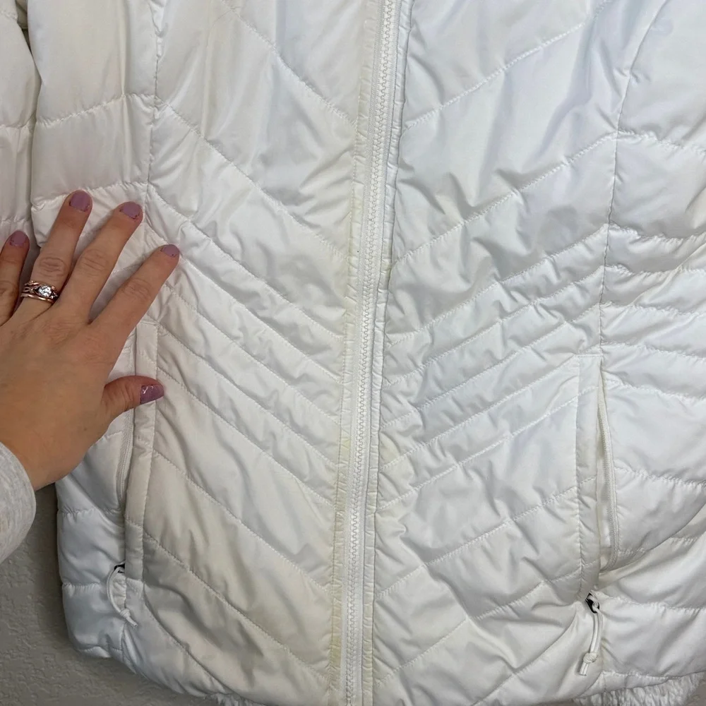 The North Face Reversible Puffer Winter Jacket White size Small - Picture 4 of 16